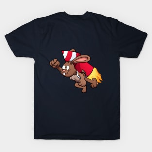 Rabbit With Firework Jetpack T-Shirt